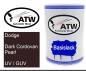 Preview: Dodge, Dark Cordovan Pearl, UV / GUV: 500ml Lackdose, von ATW Autoteile West.